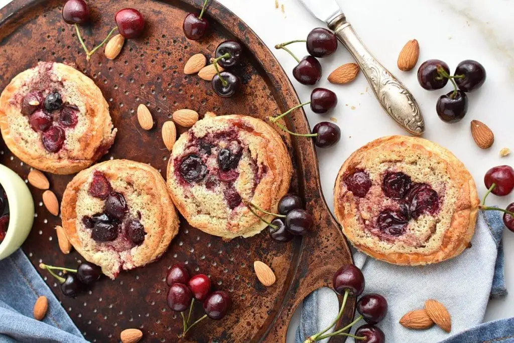Cherry Jam & Almond Galettes