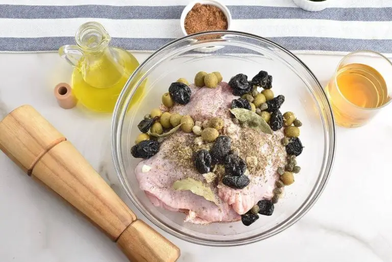 Step 1 - Chicken Marbella