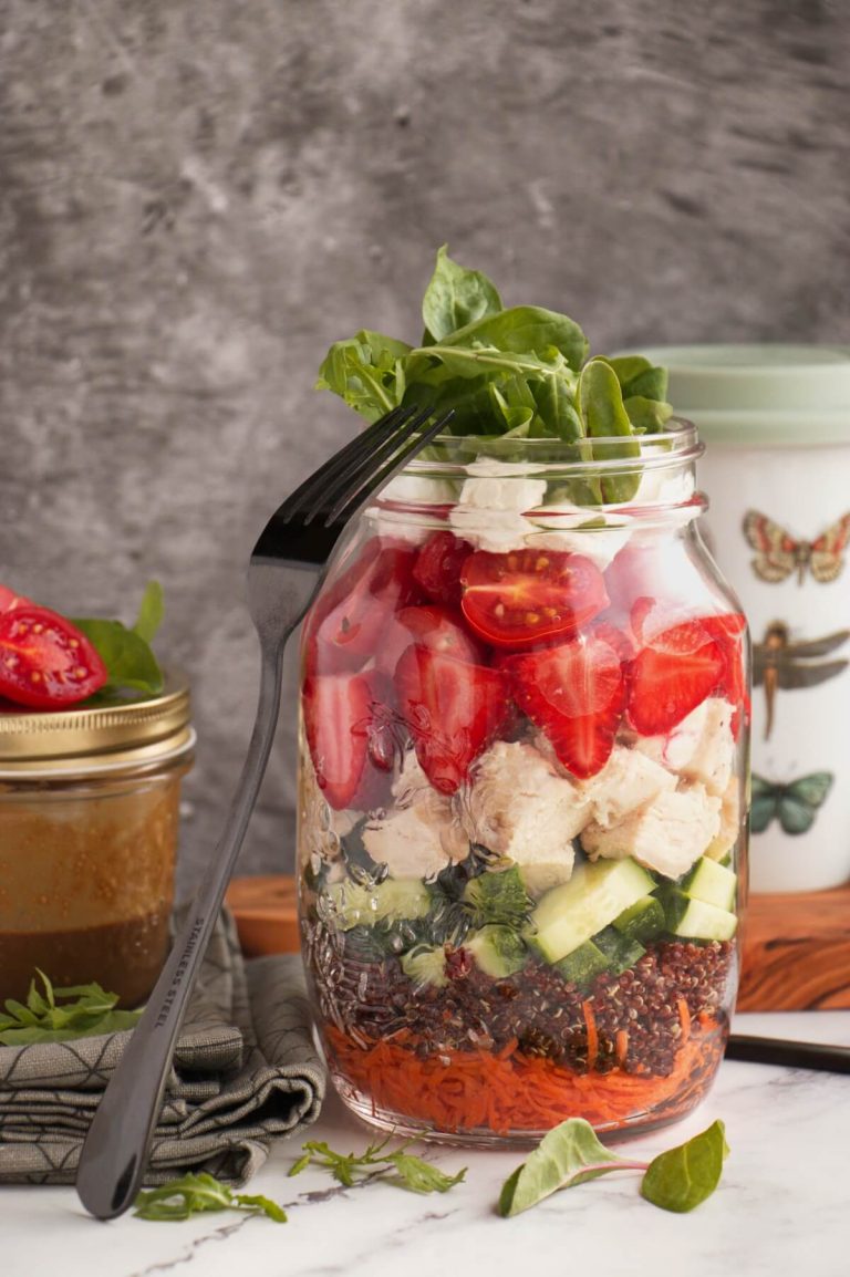 Chicken Quinoa Jar Salad Recipe Cook.me Recipes