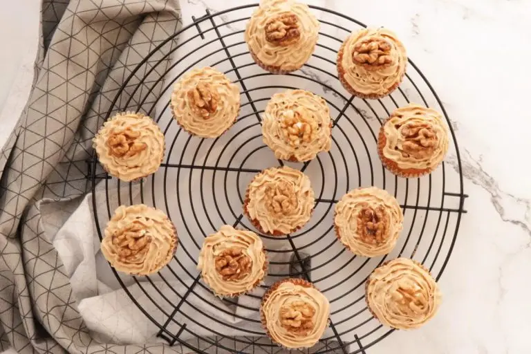 Step 8 - Coffee Cream & Walnut Cupcakes