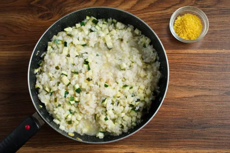 Step 5 - Courgette & Lemon Risotto