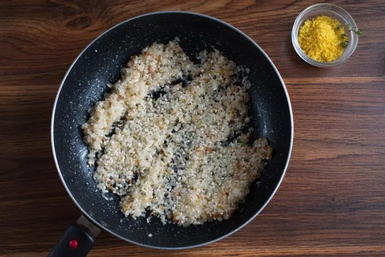 Step 2 - Courgette & Lemon Risotto