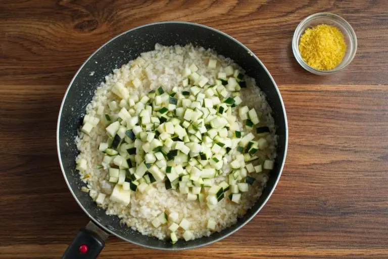 Step 4 - Courgette & Lemon Risotto