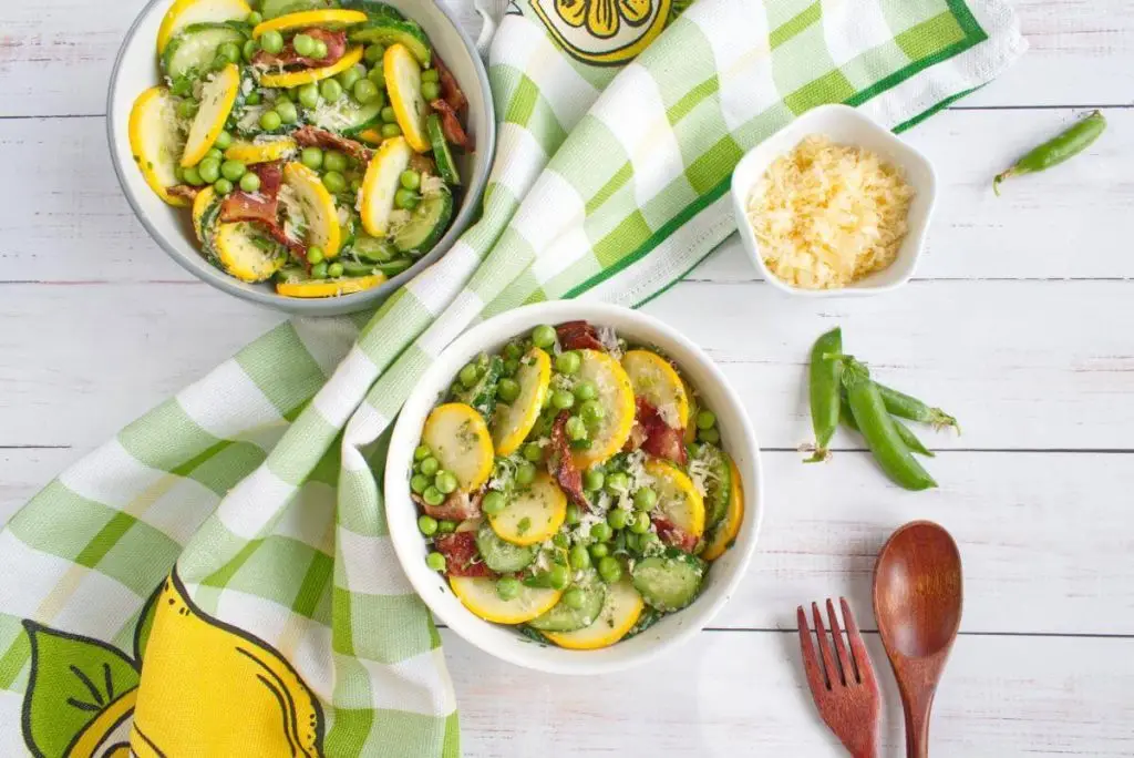 Crunchy Lemon-Pesto Garden Salad
