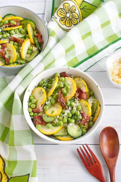Crunchy Lemon-Pesto Garden Salad