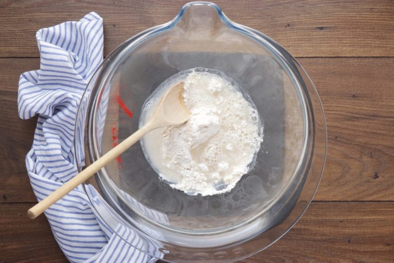 Step 1 - Easy Homemade Ciabatta Bread