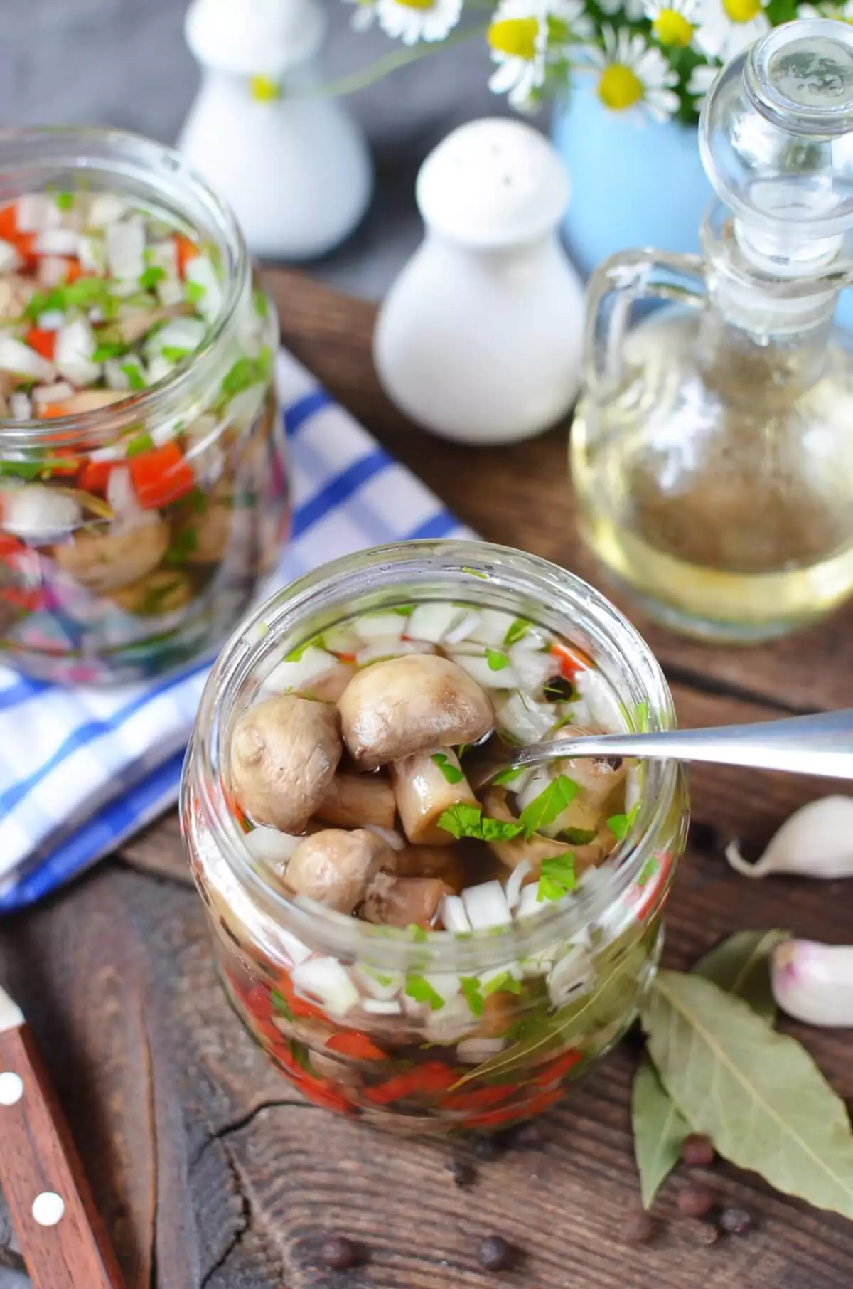 Easy Marinated Mushrooms