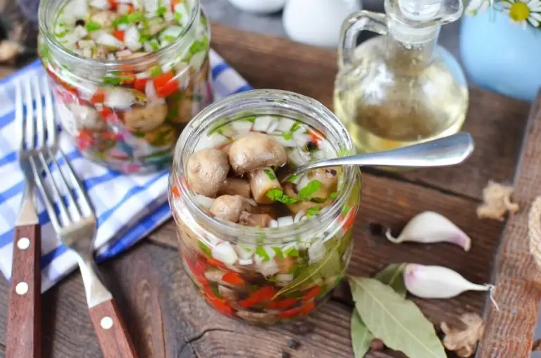 Step 7 - Easy Marinated Mushrooms