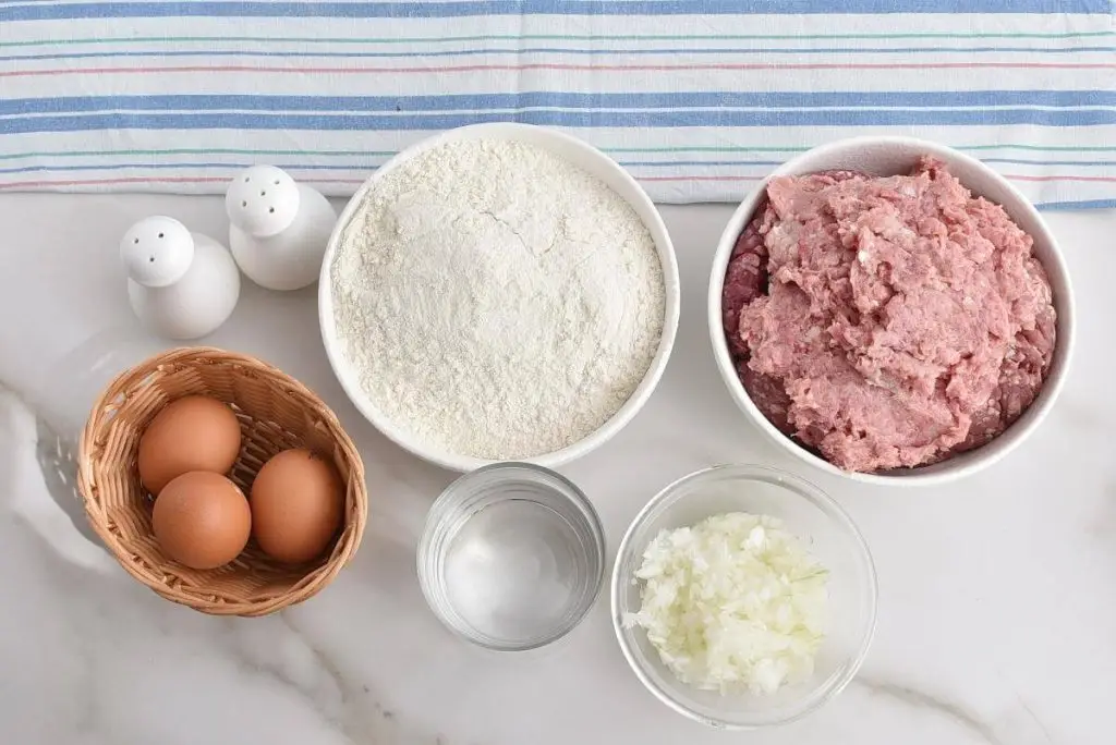 Ingredients for Easy Russian Pelmeni