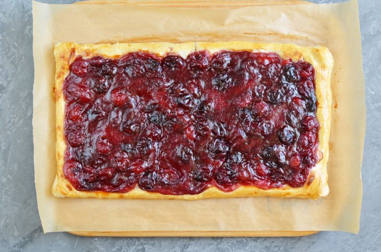 Step 7 - Easy Cherry Puff Pastry Tart