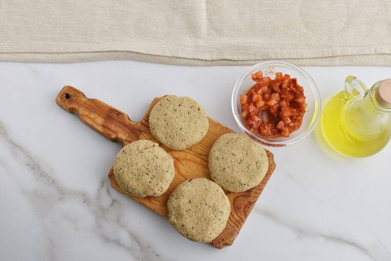 Step 3 - Vegan Falafel Burgers