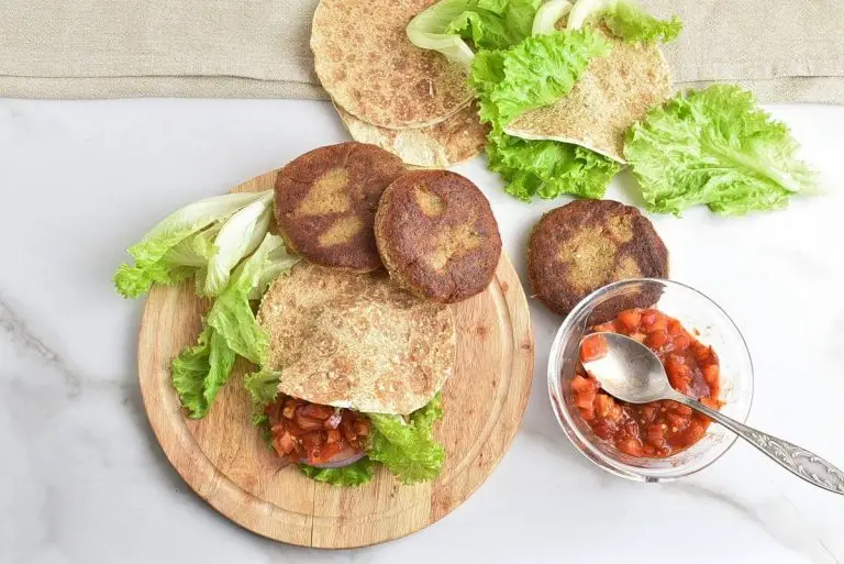 Step 5 - Vegan Falafel Burgers