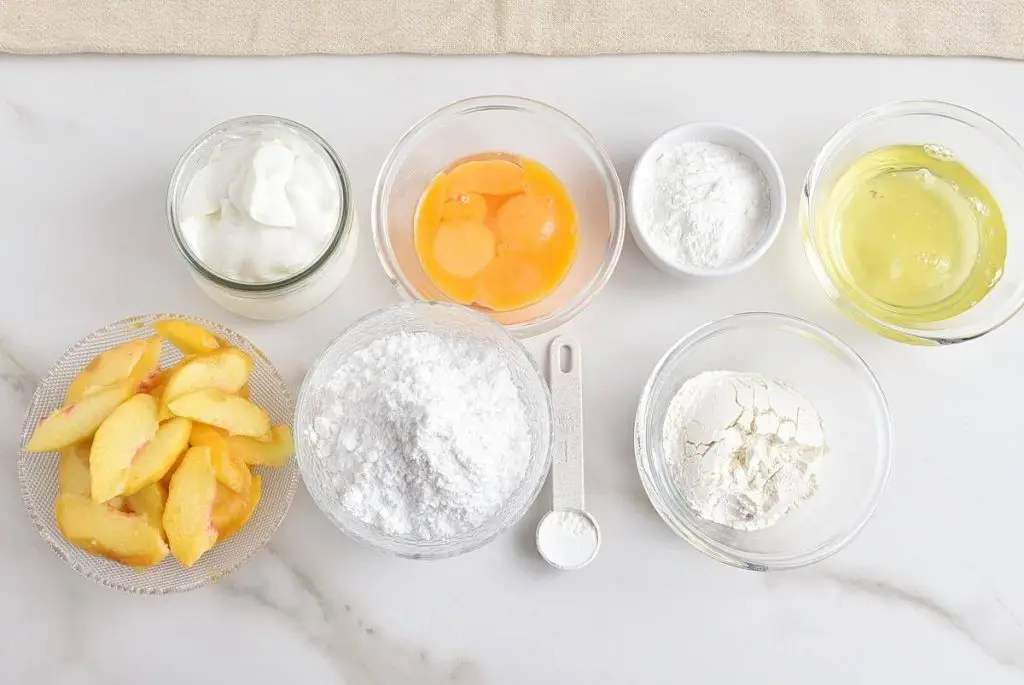Ingredients for Fruity Sponge Cake