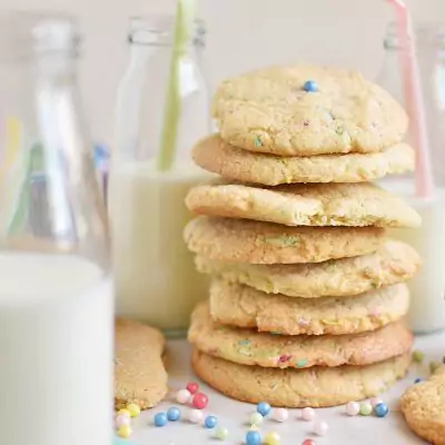 Funfetti Sugar Cookies Recipes–Homemade Funfetti Sugar Cookies–Easy Funfetti Sugar Cookies
