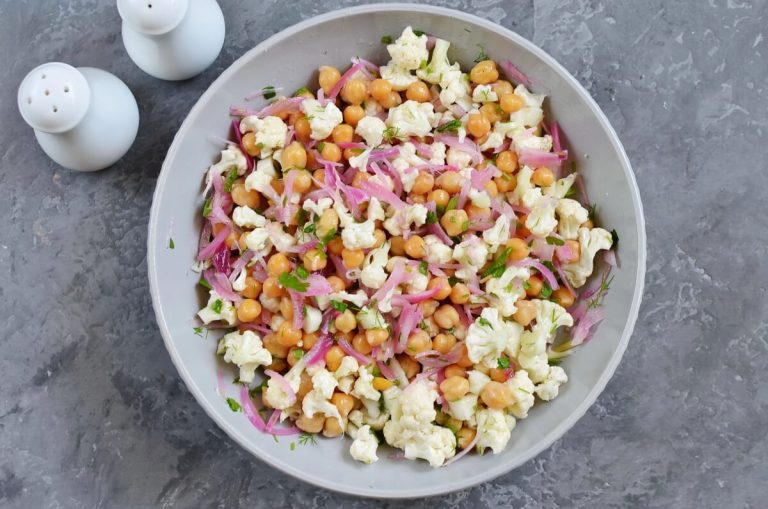 Step 5 - Herby Cauliflower Salad with Chickpeas