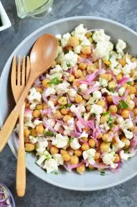 Herby Cauliflower Salad with Chickpeas