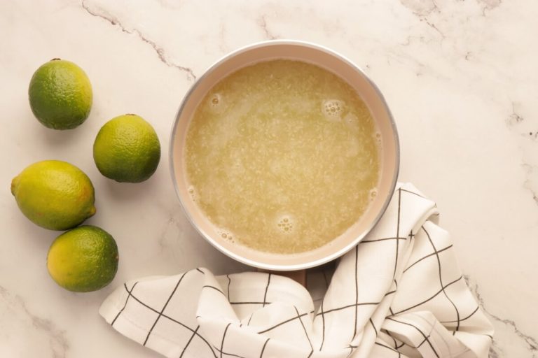 Step 1 - Homemade French Lime Sorbet