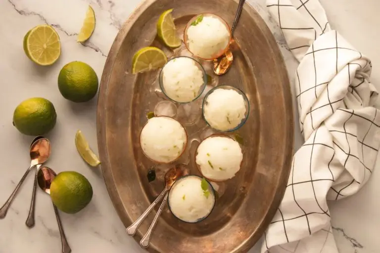 Step 7 - Homemade French Lime Sorbet