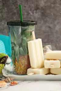 Homemade Piña Colada Popsicles