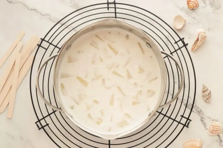 Step 3 - Homemade Piña Colada Popsicles