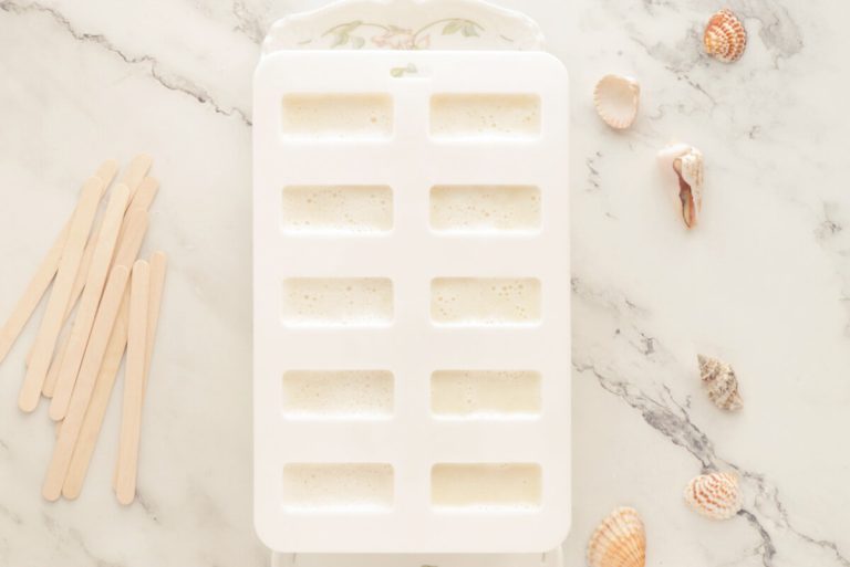 Step 5 - Homemade Piña Colada Popsicles