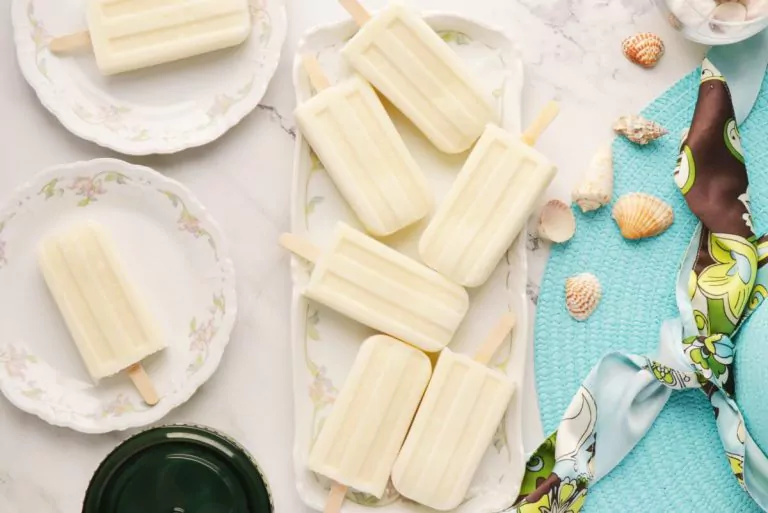 Step 7 - Homemade Piña Colada Popsicles