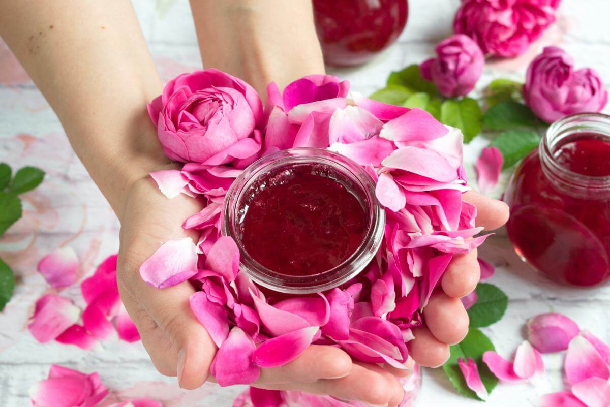 Homemade Rose Petal Jam - How to make Rose Petal Jam - Delicious Rose Petal Jam