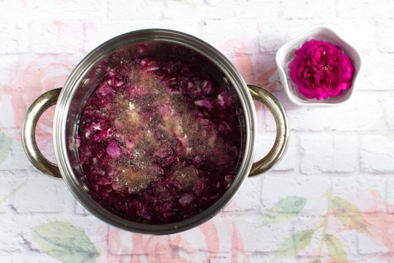 Step 4 - Homemade Rose Petal Jam