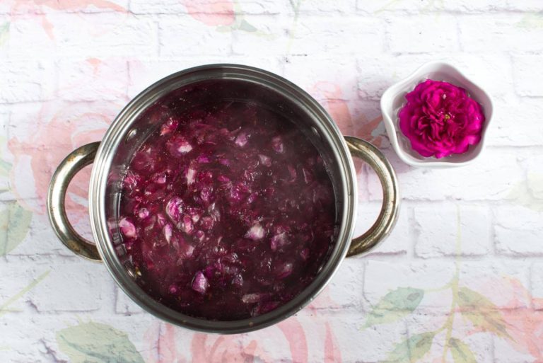 Step 4 - Homemade Rose Petal Jam