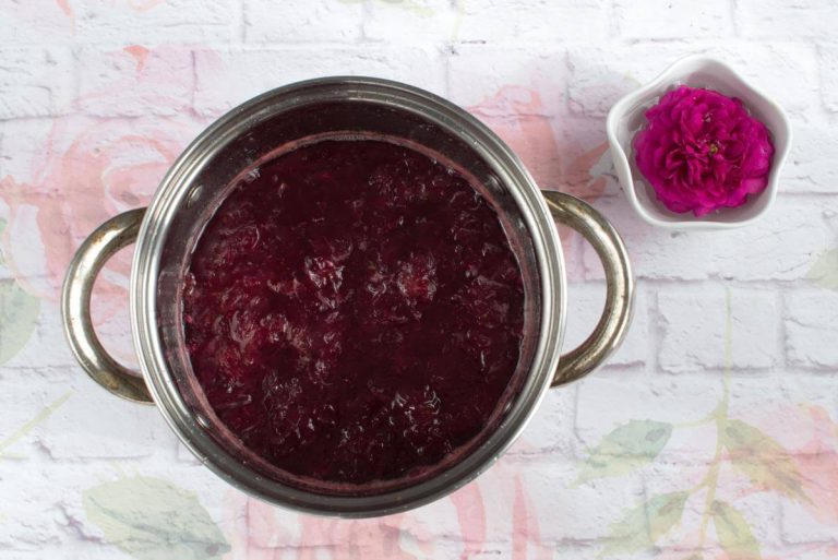 Step 5 - Homemade Rose Petal Jam