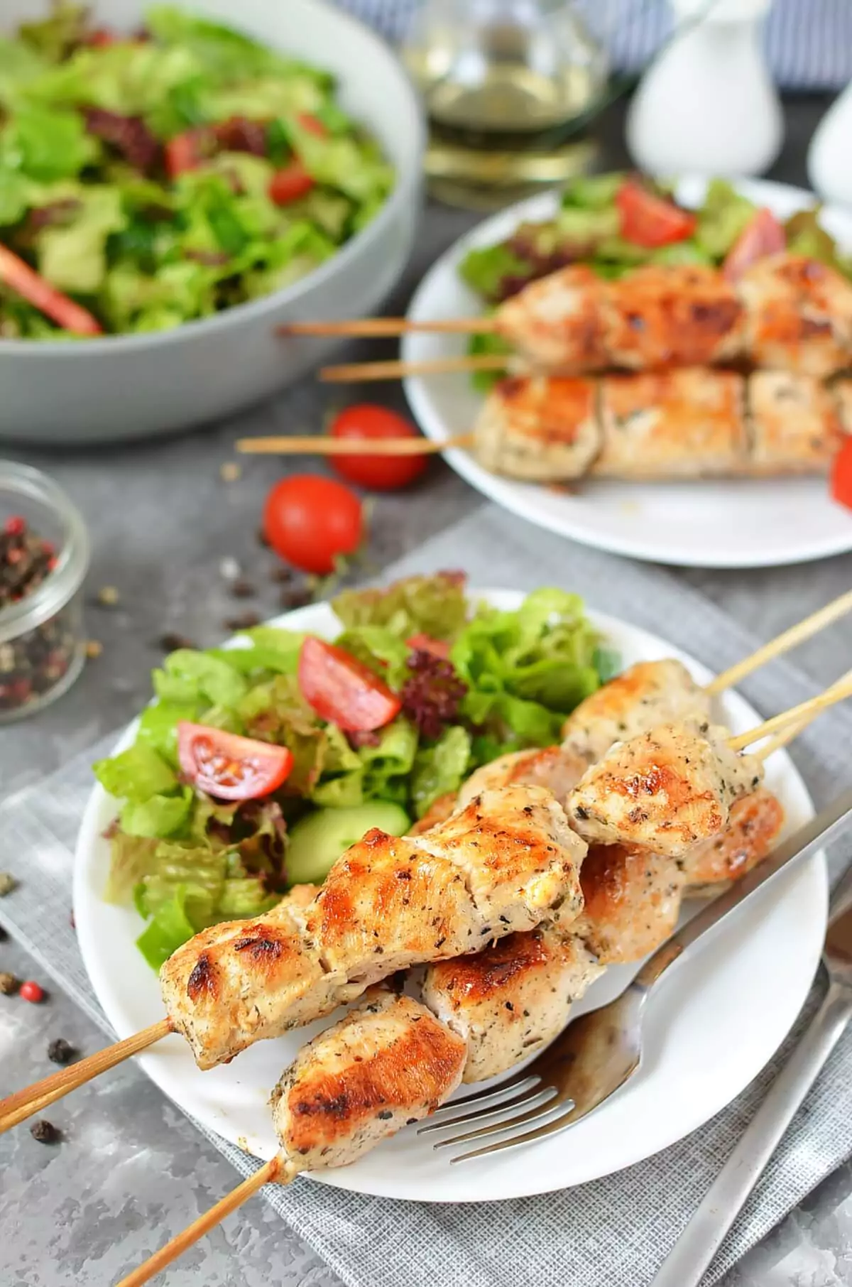 Italian Chicken Kabobs