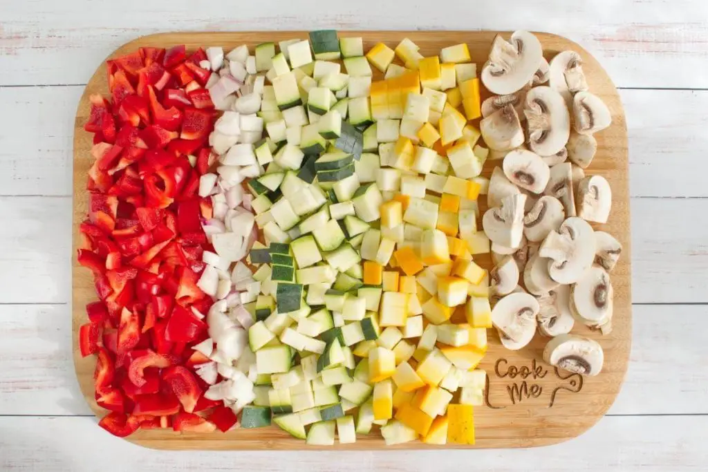 Ingredients for Italian Oven-Roasted Vegetables