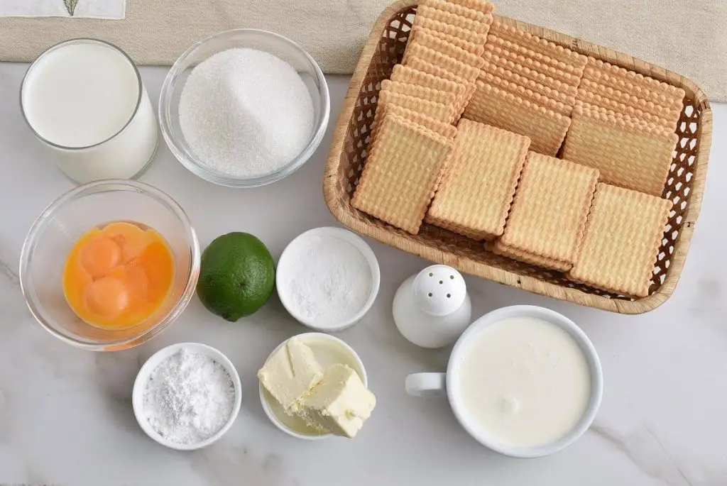 Ingredients for Key Lime Icebox Cake