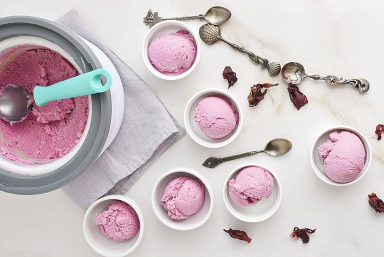 Step 10 - Lemon-Hibiscus Frozen Custard