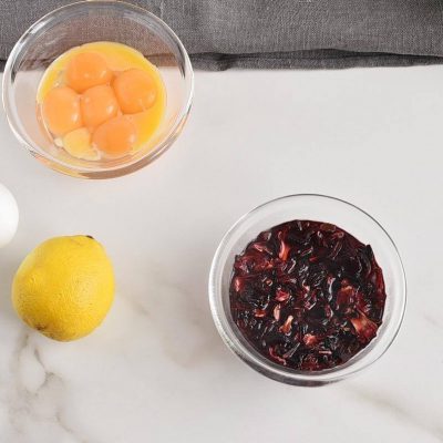Lemon-Hibiscus Frozen Custard recipe - step 1