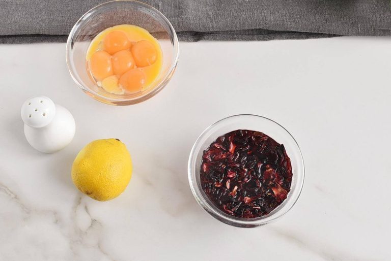Step 1 - Lemon-Hibiscus Frozen Custard
