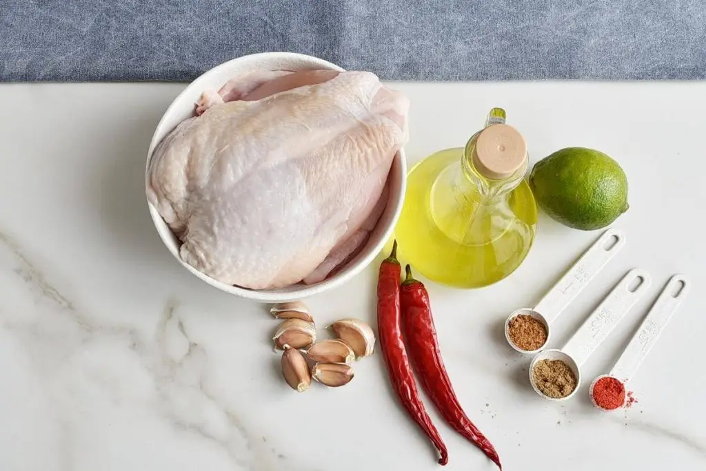 Ingredients for Mexican Lime Chicken