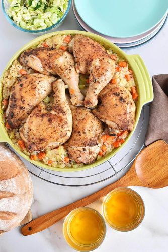 Mom’s Roasted Chicken and Rice