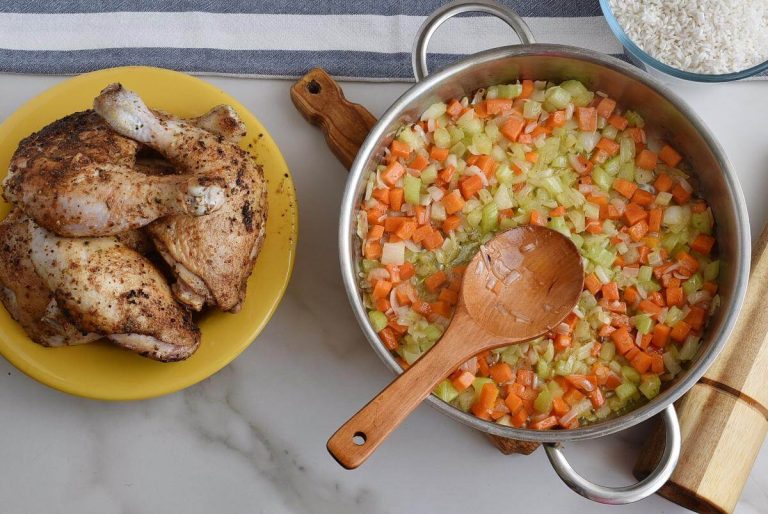 Step 4 - Mom’s Roasted Chicken and Rice
