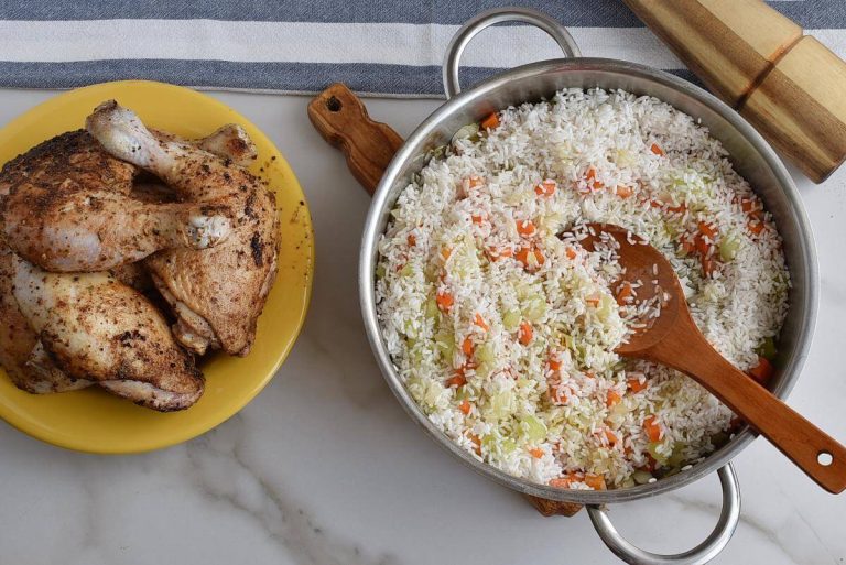 Step 5 - Mom’s Roasted Chicken and Rice