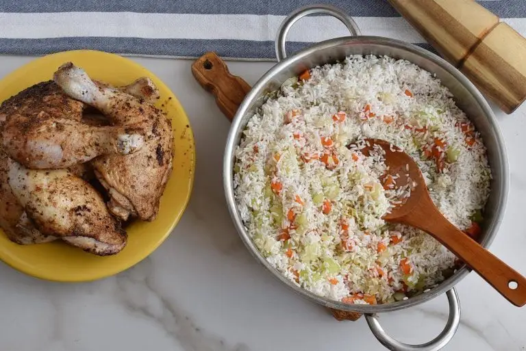 Step 5 - Mom’s Roasted Chicken and Rice