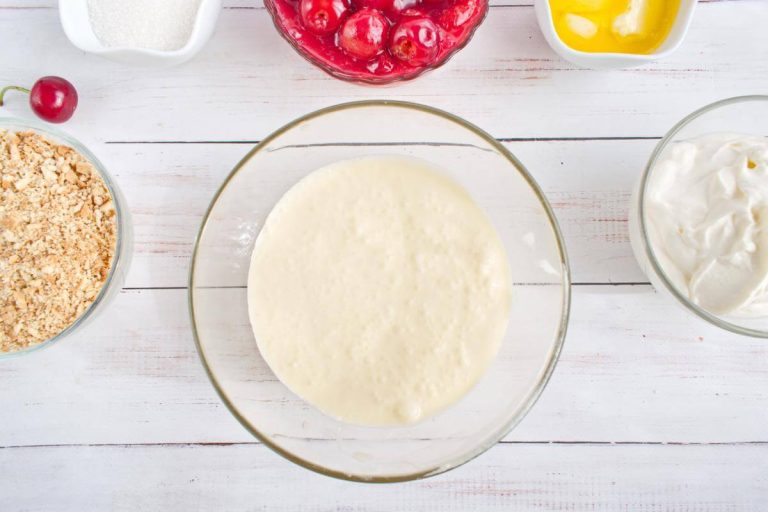 Step 3 - No Bake Cherry Cheesecake