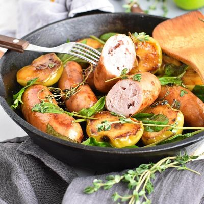 Pan Seared Sausages And Apples Recipes–Homemade Pan Seared Sausages And Apples–Easy Pan Seared Sausages And Apples