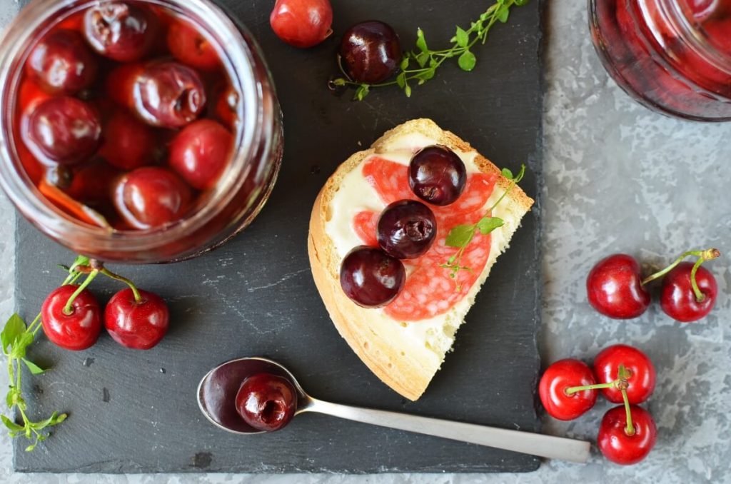 How to serve Quick-Pickled Cherries