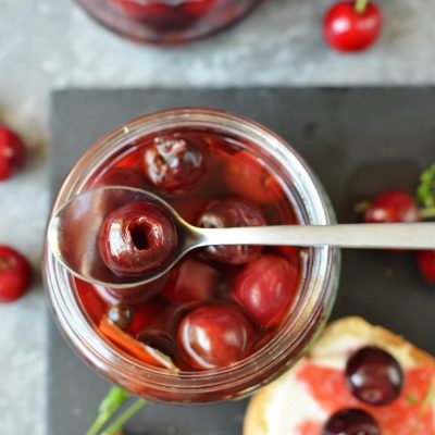 Pickled cherries Recipe-How To Make Pickled cherries-Homemade Pickled cherries