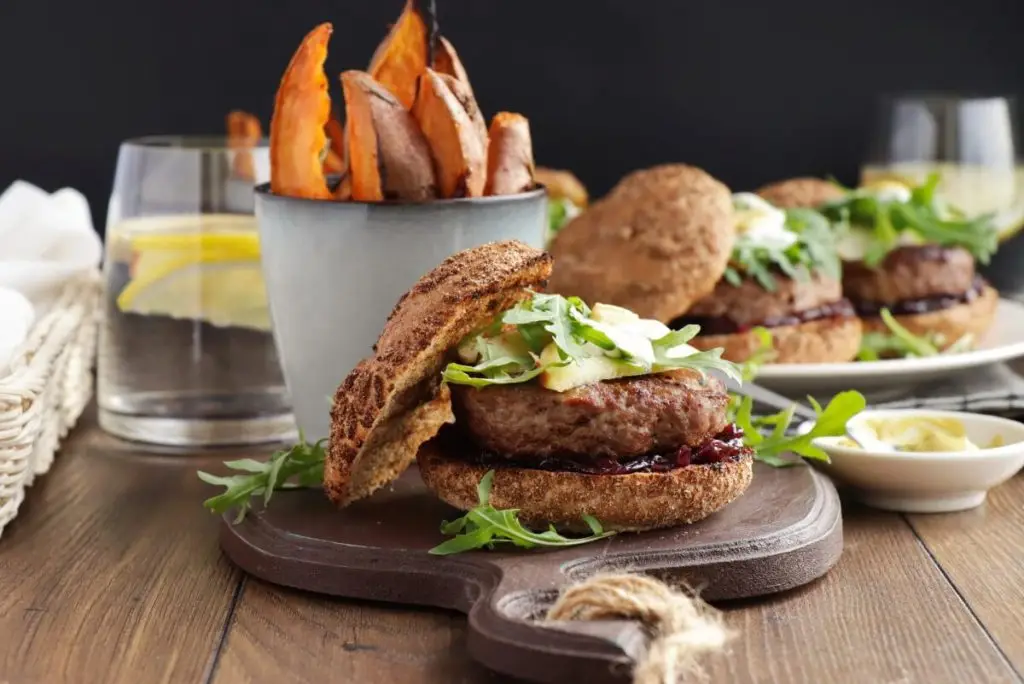 Pork & Apple Burgers