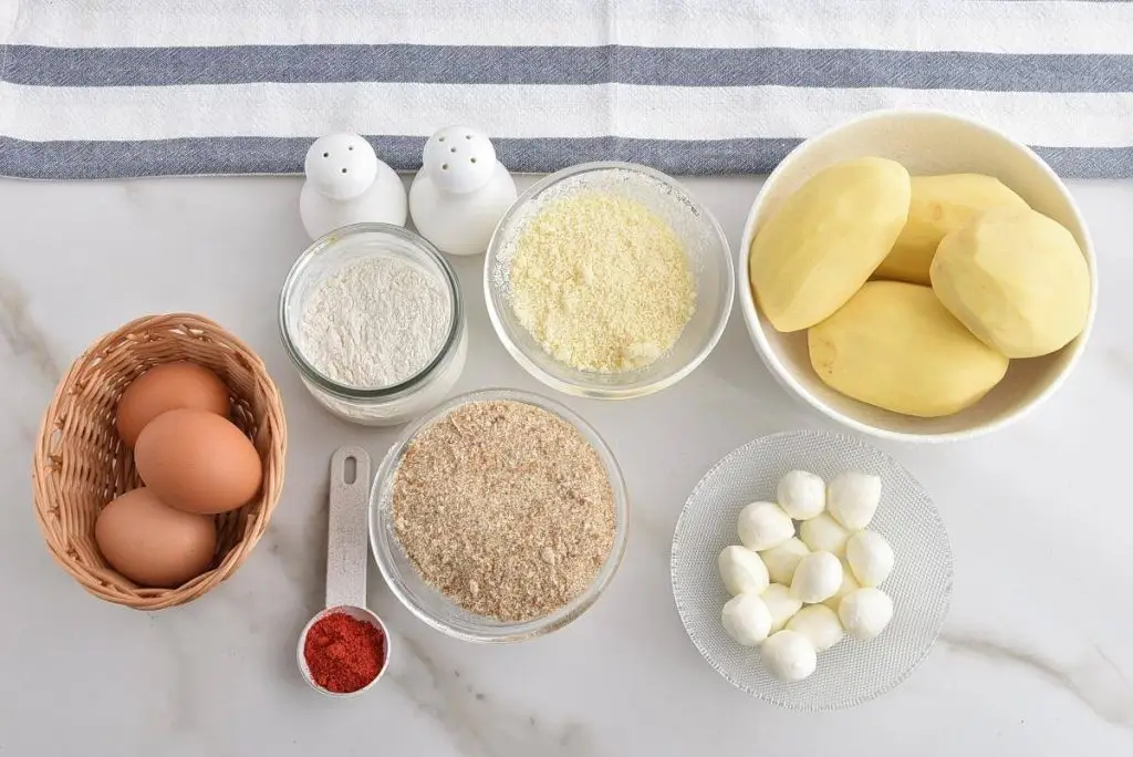 Ingredients for Potato Cheese Balls