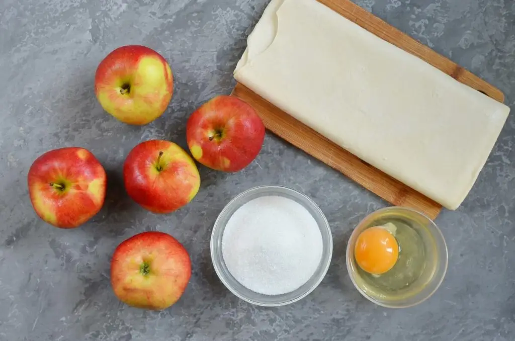 Ingredients for Quick Apple Pies