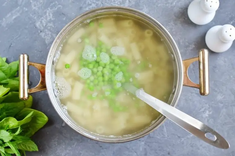 Step 7 - Rigatoni & Cheese with Peas