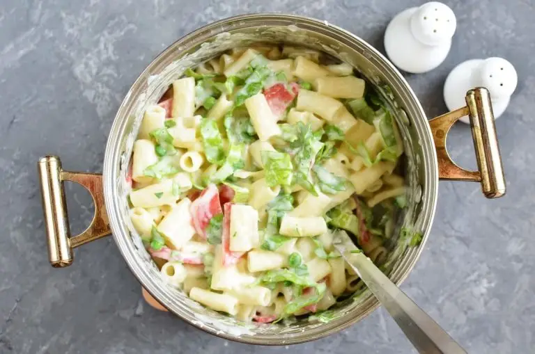 Step 9 - Rigatoni & Cheese with Peas